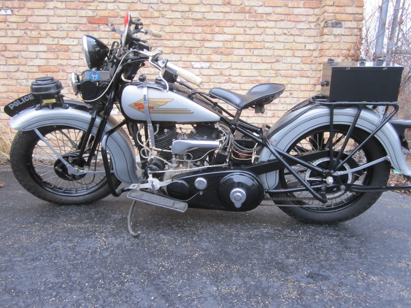 vld, bike, davidson, police, retro, 4K, 1934, emergency, harley