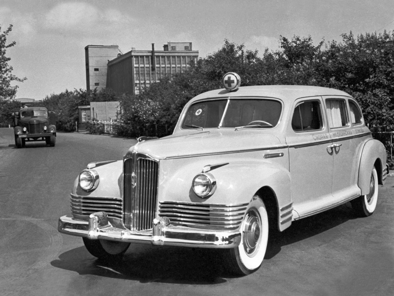 retro, emergency, ambulance, 1080P, zis, 110a, 1947