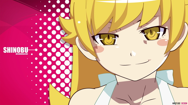 connection, 1080P, yellow, real people, shinobu, anime, lifestyles, Monogatari Series, pink color, technology, anime girls, indoors, headshot, close-up