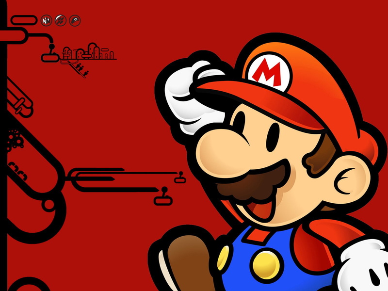 super, 720P, Mario, Paper Mario