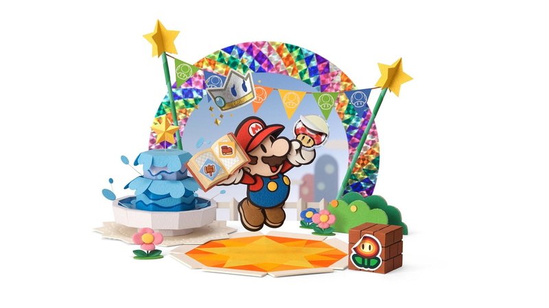 Paper Mario: Sticker Star, 1080P, Mario