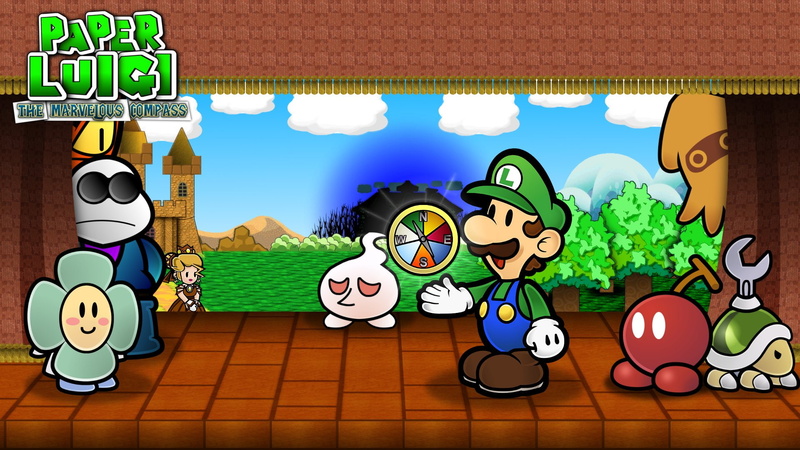 Luigi, Mario, 1080P, Paper Luigi