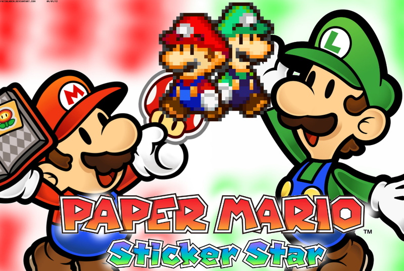 Paper Mario: Sticker Star, 1080P, Mario