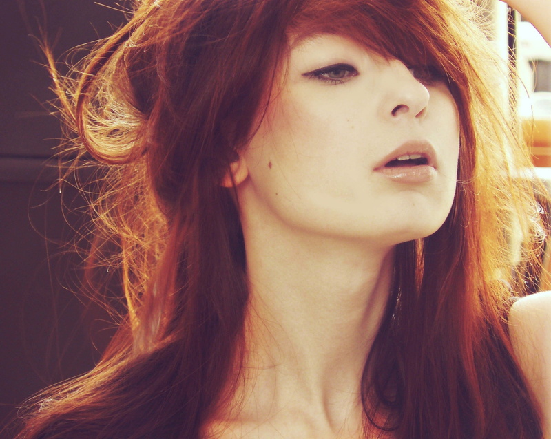 anime, Fire, green, hot, eyes, control, possibility, horns, c, 2K, hd, money, black, backgr, art, soul, girls, redheads