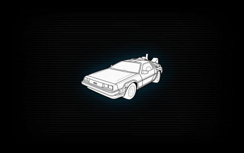 720P, back, DMC, the, 1440x900 px, DeLorean, Future, To