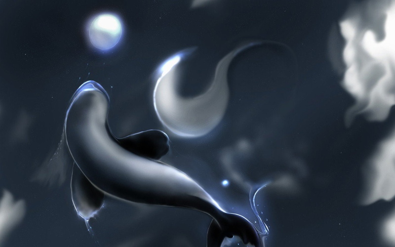 px, 1440x900 px, x, hd, Moon, monochrome, 720P, art