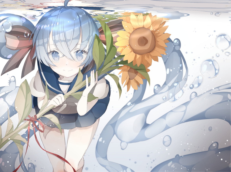 festival, close-up, paint, representation, ceramic, art and craft, pattern, creativity, blue, nature, Vocaloid, plate, indoors, twintails, day, mask, no people