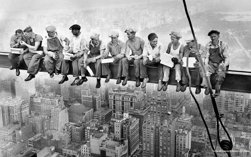 ultra, 1920x1200, art, lunch, poster, 1080P, archivesk, artistic, skyscraper
