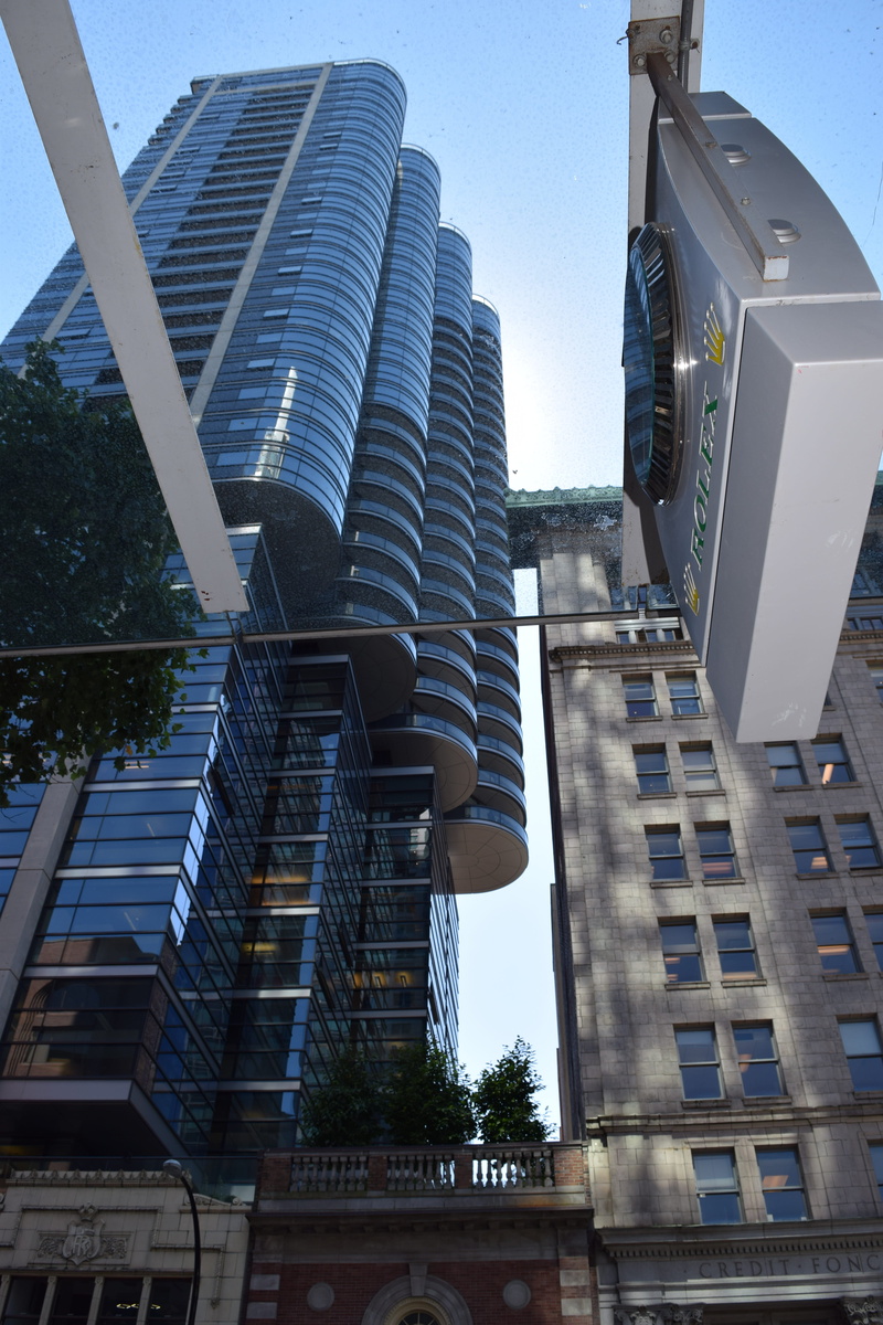 office building exterior, building exterior, no people, sky, Vancouver, skyscraper, urban, perspective, design, built structure, tall - high, vancouver