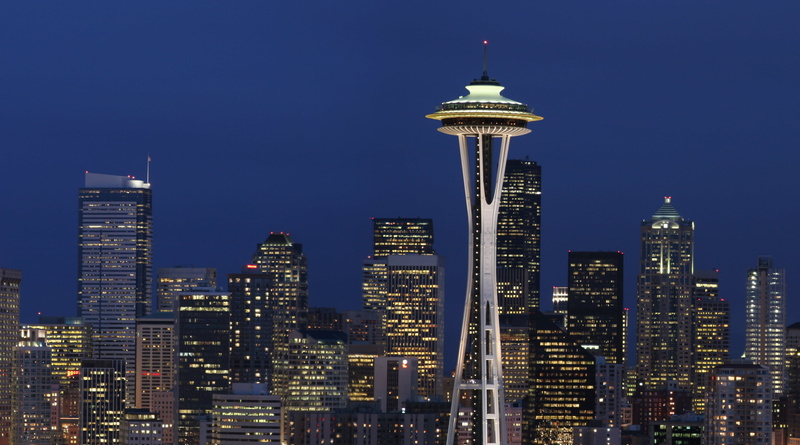 time, tower, Skyline, urban Scene, downtown District, city, architecture, skyscraper, night time, 2K, uSA, buildings, urban Skyline, building Exterior