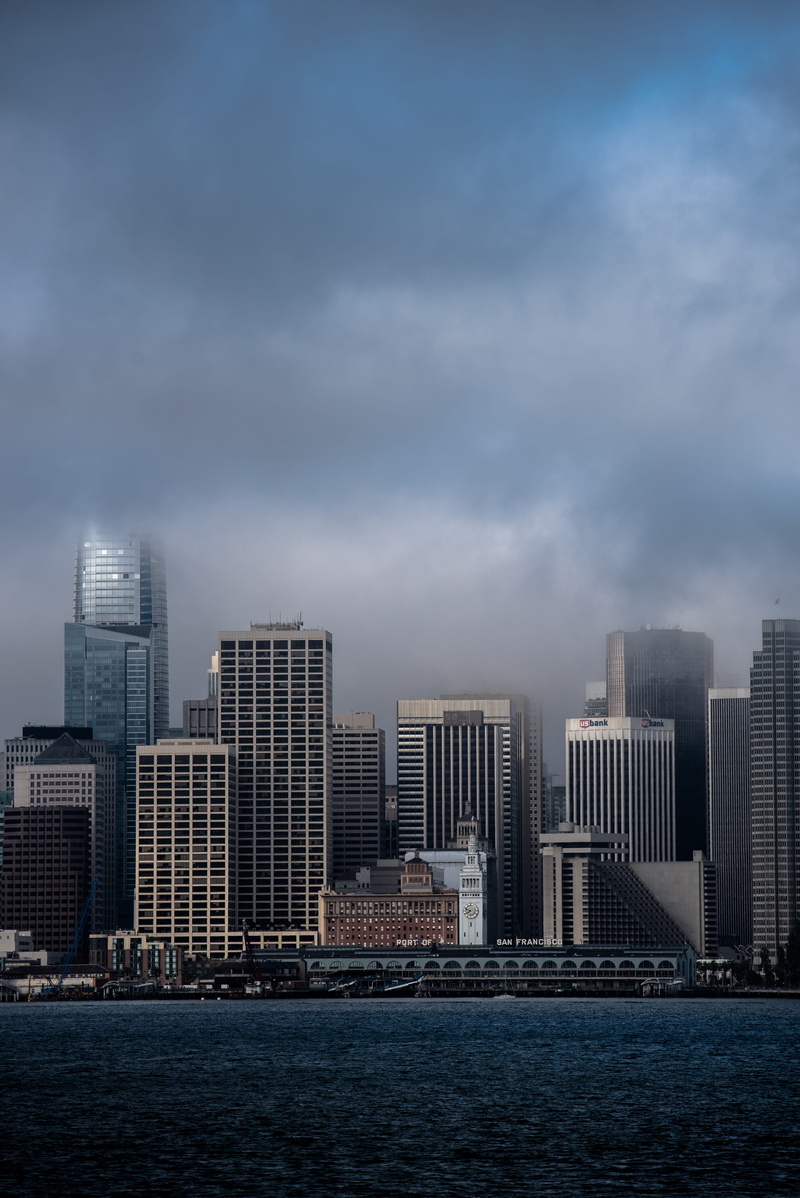 urban, photo, beach, dramatic, outdoors, urban skyline, skyscraper, travel, nature, office, sf, sea, high, city, no people, waterfront, 5K, san francisco