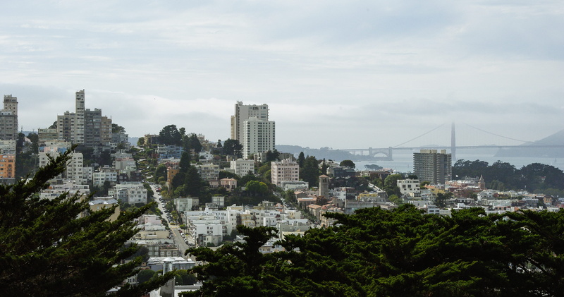 lombard, san francisco, skyscraper, building exterior, street, built structure, cityscape, no people, 4K, san, architecture, united states, plant, residential district