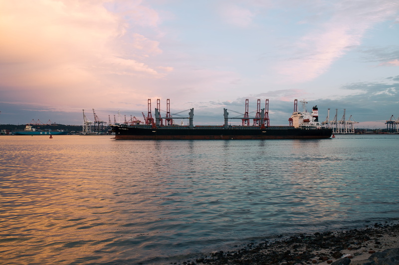 ship, container, cloud - sky, dock, shipyard, transportation, outdoors, south africa, commercial dock, nautical vessel, shipping, durban, industry, harbour