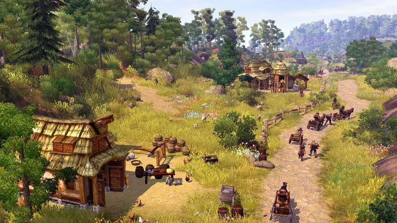 empire, city, village, mmo, Strategy, town, rustic, detail, fantasy, building, 1tso, online, Rts, 1080P, adventure, settlers