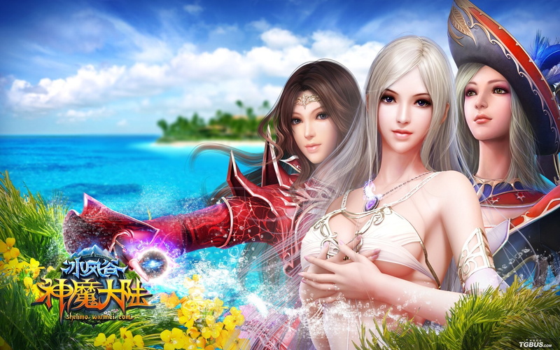 age, detail, adventure, rpg, warrior, vampire, action, Fighting, online, artwork, girl, Perfect, Dark, world, fantasy, 1080P, poster, Shenmo, Girls, mmo