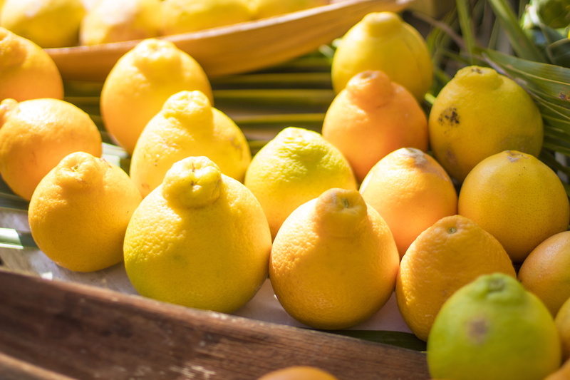 diet, plant, bright, fresh, food, exotic, orange, close-up, market, nutrition, hawaii, healthy, hawaiian, wooden, surface, group of objects, sunny, agriculture