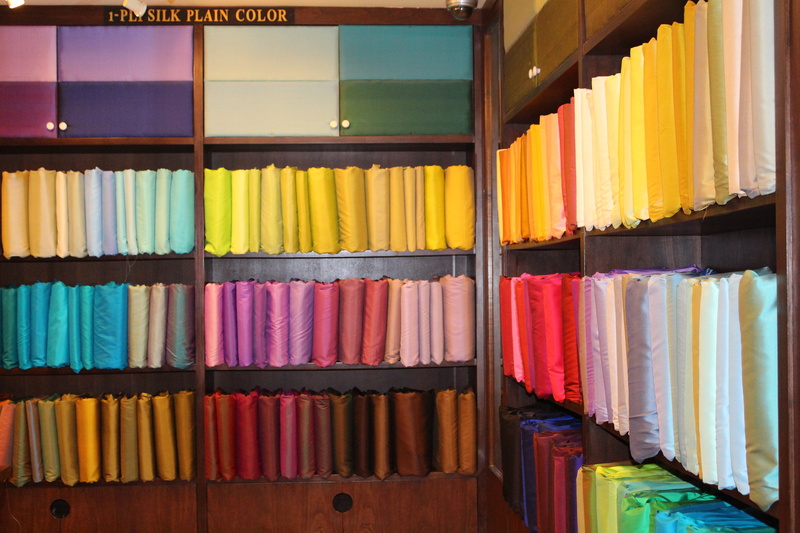 bookshelf, publication, silk, no people, colour, book, thai, texture, design, Silk, yarn, textile, traditional, shelf, multi colored, abundance, silkworm