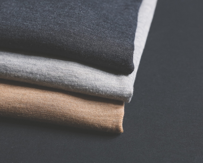 minimal, selective focus, sweater, pants, stack, no people, still life, clothes iron, blanket, fashion, high angle view, brown, linen, detail, gray, 4K