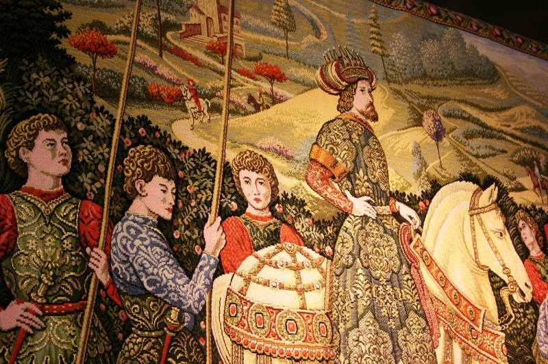 religion, clothing, art and craft, group of people, 1080P, belief, architecture, pattern, childhood, representation, knights, people, men, female likeness