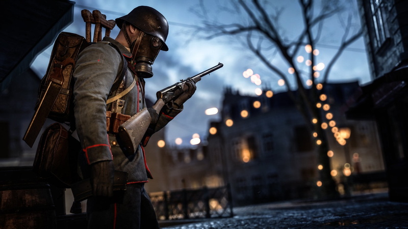 human representation, sculpture, built structure, city, Battlefield 1, representation, 1080P, outdoors, night, building exterior, illuminated, weapon