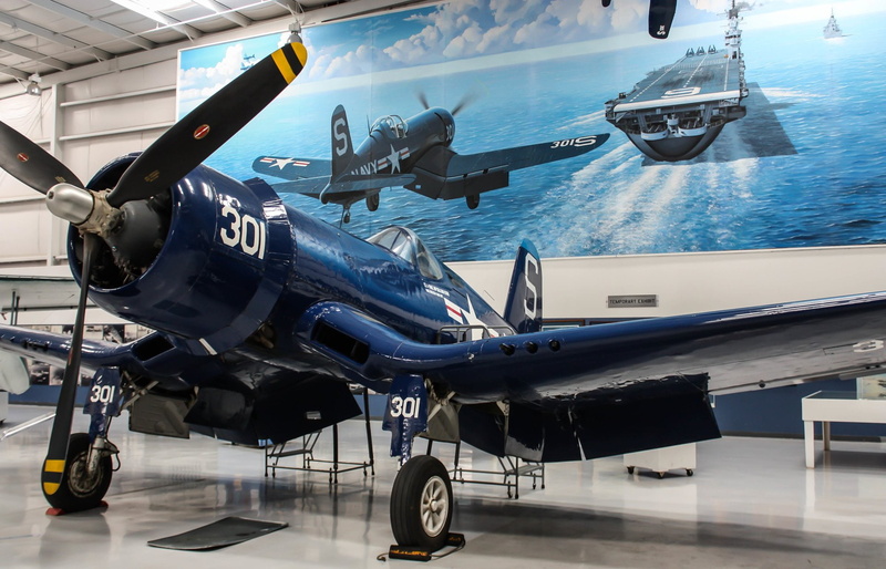 Military Aircrafts, Aircraft, Warplane, Vought F4U Corsair, Museum, 1080P