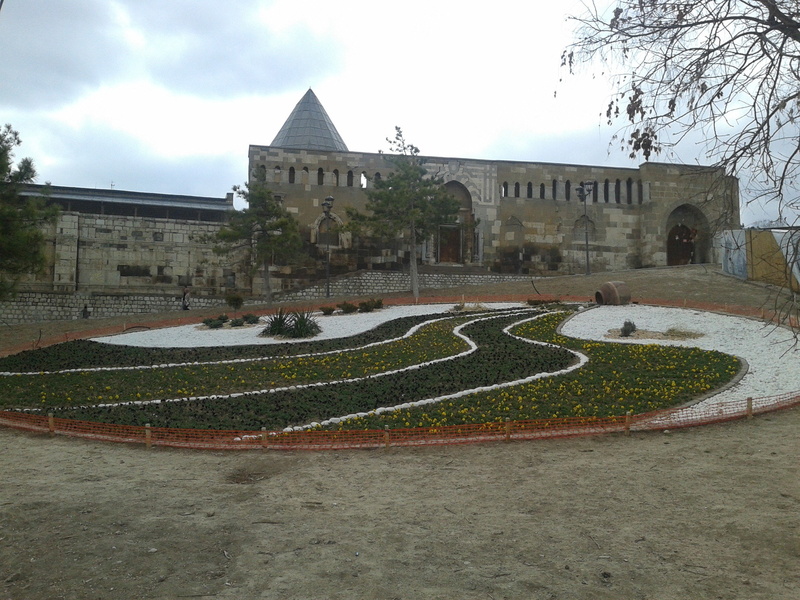 mosques, buildings, 2K, historic, konya, decoration, garden, turkey