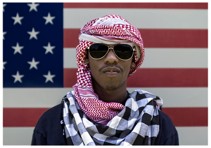 man, american Flag, young adult, males, one Man Only, american Culture, american, pride, color Image, turban, us flag, smiling, fourth of July, one Person
