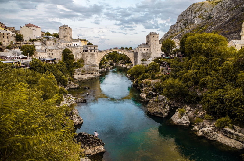 Bosnia And Herzegovina, Old Bridge, Mostar, river, photography, Neretva, Stari Most, 1080P