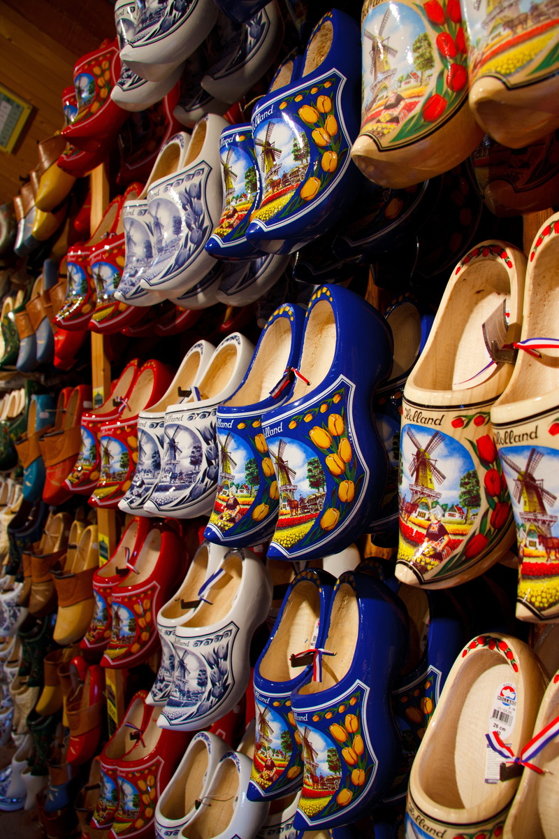 dutch, colorful, footwear, variation, netherlands, shoe, choice, craft, clogs, for sale, wooden, row, handmade, crockery, no people, pattern, paint, art and craft