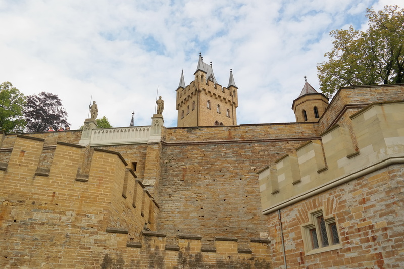 place of worship, germany, religion, german imperial house, ancestral castle, hohenzollern castle, nature, no people, Fortress, day, Battlement, low angle view