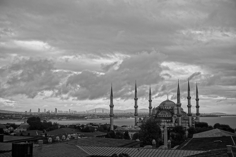 building exterior, day, tourism, spire, istanbul, city, place of worship, travel destinations, cityscape, belief, sky, architecture, turkey, religion, spirituality