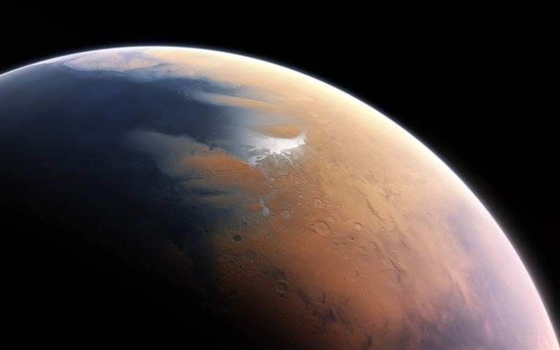 four, artist, years, 2K, ago, impression, mars, billion, s