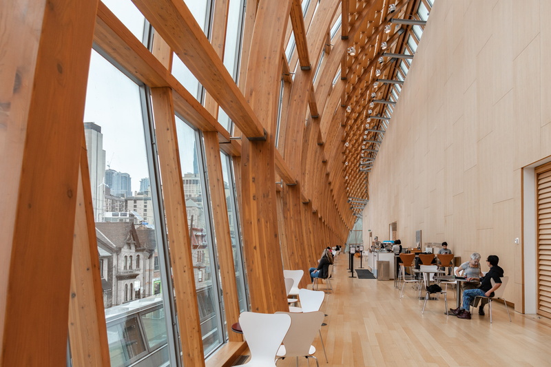 floor, indoors, wood, real people, wall - building feature, art gallery of ontario, toronto, person, hardwood, architecture, business, wood - material