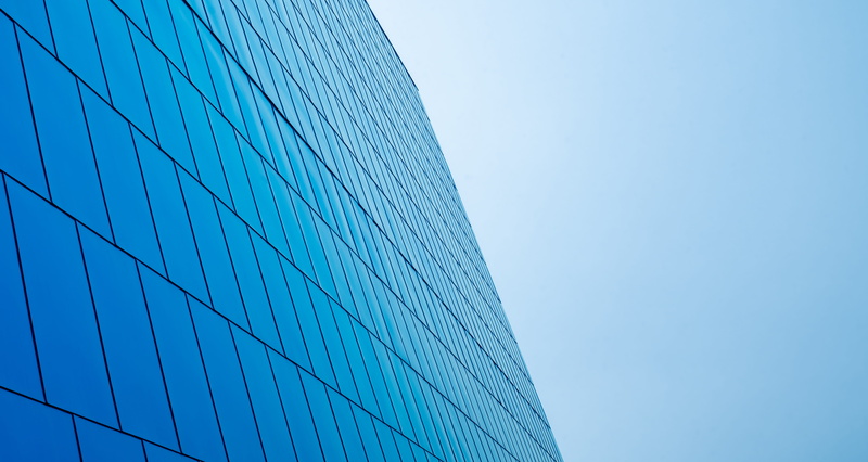 curtain, town, high rise, gradient, modern, nature, skyscraper, perspective, shapes, built structure, building, low angle view, blue, downtown, urban, office building exterior