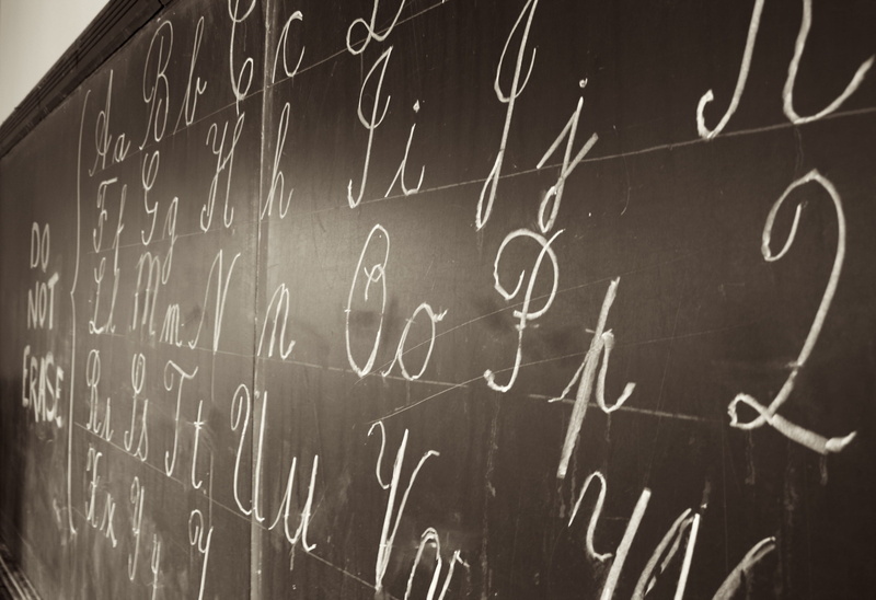 teaching, running, 2K, alphabet, black, black and white, board, chalk - art equipment, chalkboard, calculating, education, classroom, handwriting, blackboard
