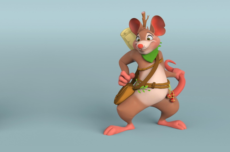 Robin, Mansoor Mohammed, 1080P, figure, art. fantasy, Rat