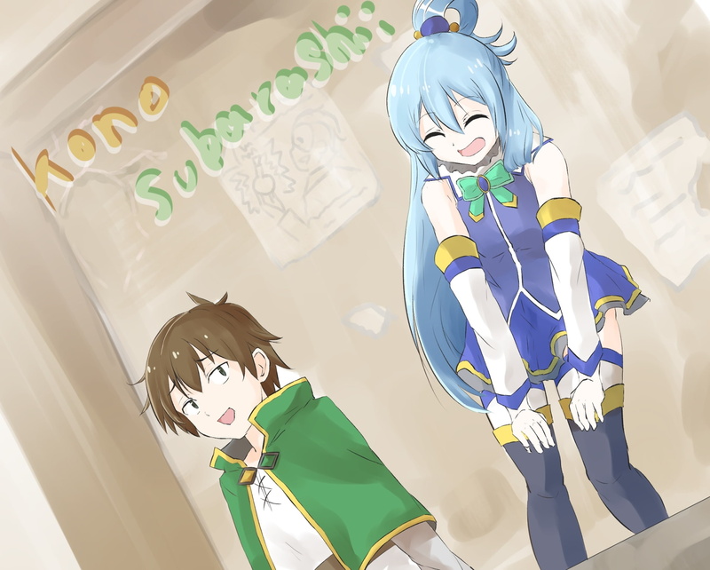 KonoSuba – God’s blessing on this wonderful world!!, 1080P, Kazuma Satou, Aqua (KonoSuba), Anime
