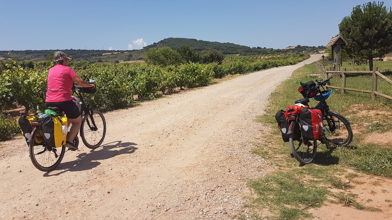 motion, jakobsweg, travel, 2K, riding, people, helmet, land vehicle, mode of transportation, adult, ride, camino, outdoors, spain, day, pilgrims path