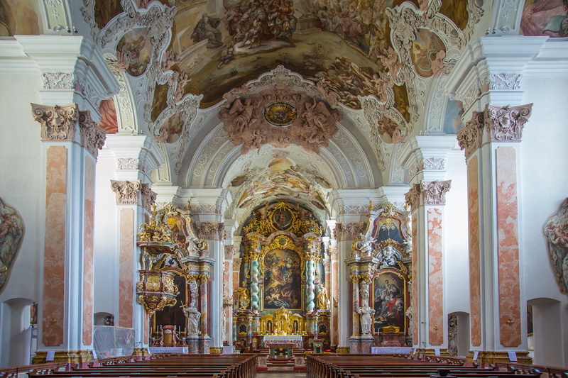 human representation, jesus Christ, indoors, Monastery, famous Place, cathedral, built structure, architecture, benedictine, art and craft, place of worship