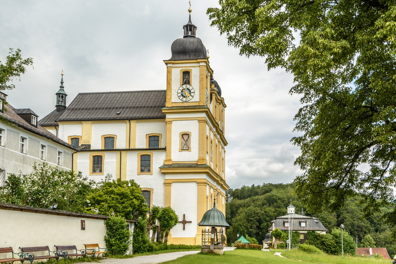 pilgrimage church, roman catholic, nature, salzburg, building, plainberg, plant, bergheim, spirituality, religion, building exterior, maria plain, green color