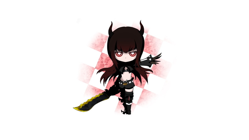 hd, black, rock, cartoon/comic, 1080P, white, shooter, anime
