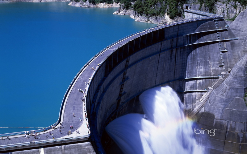 concrete, architecture, clear sky, day, wall, men, one person, built structure, fuel and power generation, september, spectacular, transportation, blue