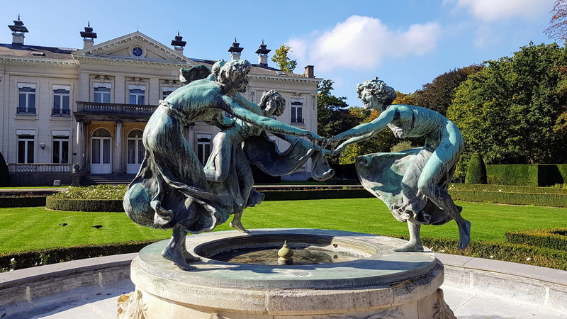 tourism, history, built structure, belgium, park, sculpture, architecture, bronze sculpture, no people, building, fountain, representation, monument, 4K