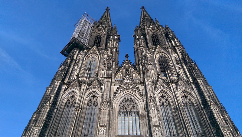 germany, the past, belief, outdoors, religion, gothic Style, gray, europe, landmark, building, s, 2K, sky, view, dom, low angle view, no people, blue