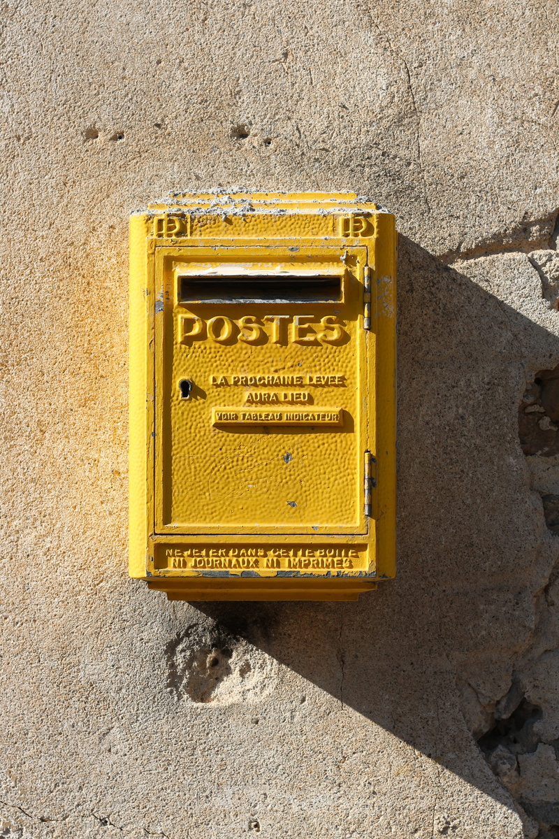 nature, box, cote azur, trèbe, building, wall, communication, trebe, public mailbox, vacation, france, shadow, architecture, french, letter, 4K, mailbox