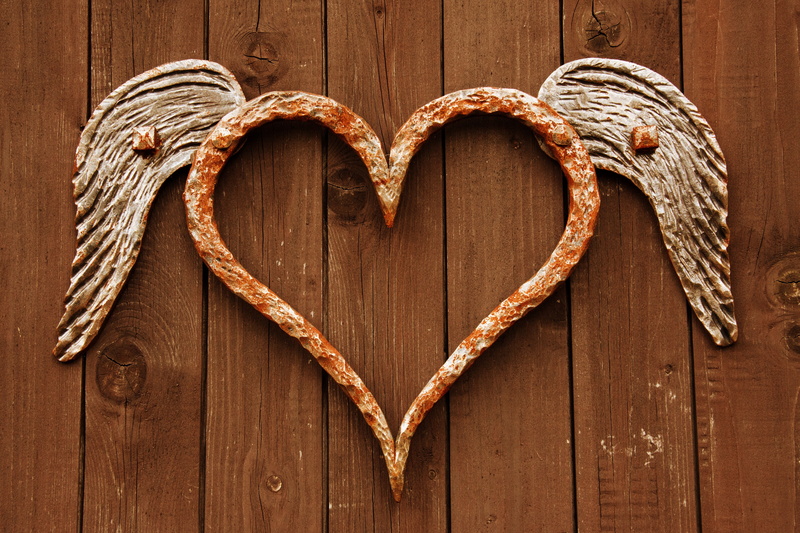 pattern, rustic, winged, red, metal, art and craft, no people, heart shape, striped, togetherness, decoration, valentines day - holiday, dirty, symbol