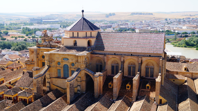 day, religion, residential district, architecture, building exterior, crowd, mashita, monument, sights, cordoba, high angle view, travel, city, spain, outdoors