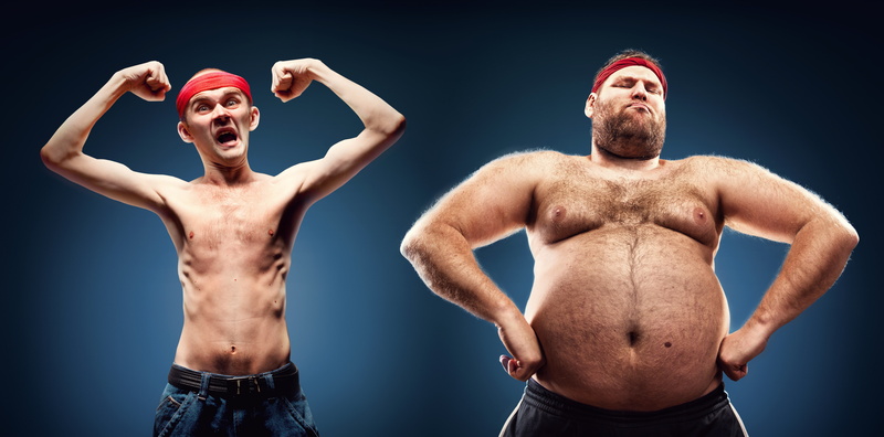 5K, skinny, fat, ectomorphic constitution, poses