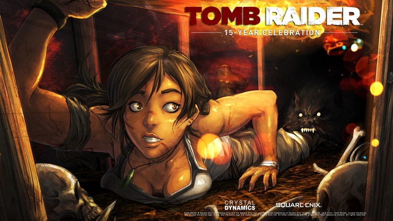 Raider, Lara, 15, hd, Croft, anniversary, video, th, tomb, 1080P, 9, art, games