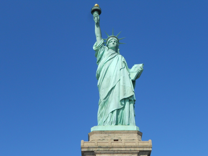 art and craft, statue of liberty, clear sky, monument, sky, miss liberty, travel, architecture, travel destinations, usa, landmark, american, america, female likeness